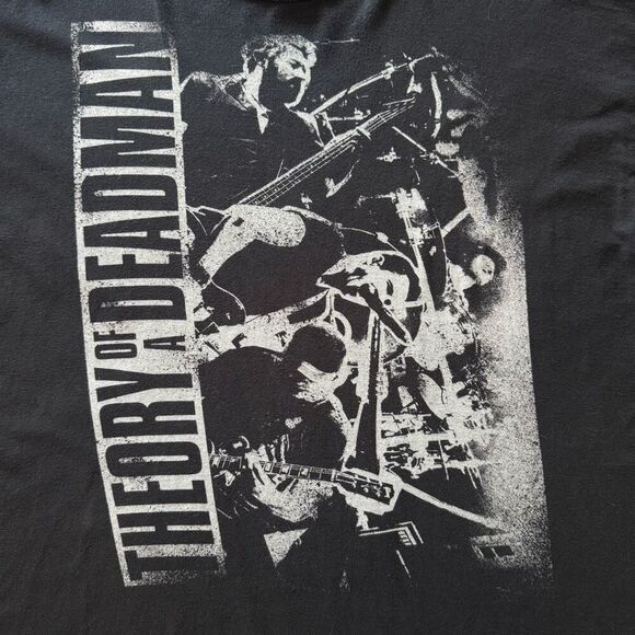 Theory Of A Deadman 2015 Summer Savages Tour Black Shirt Size XXXL 3X Band Merch - Picture 2 of 5